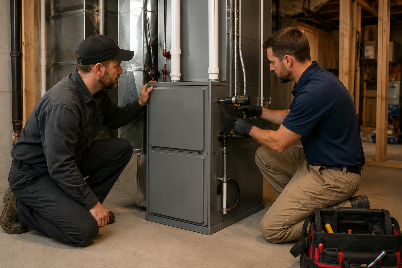 Professional new furnace installation and replacement in Inglewood home